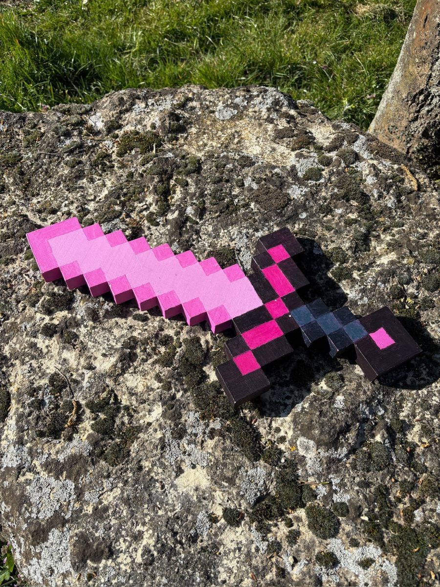 Pixel sword detail
